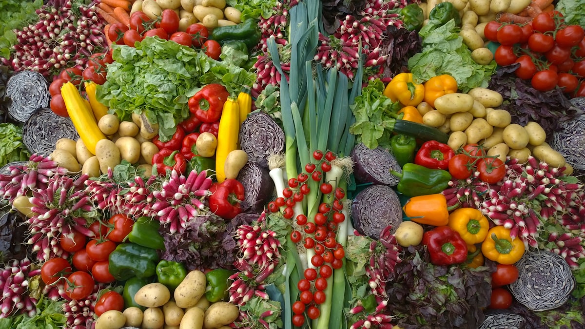 Fresh whole foods selection
